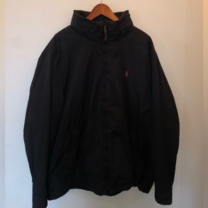 Polo Ralph Lauren Hidden Hood Lined Jacket Size 2XB Black